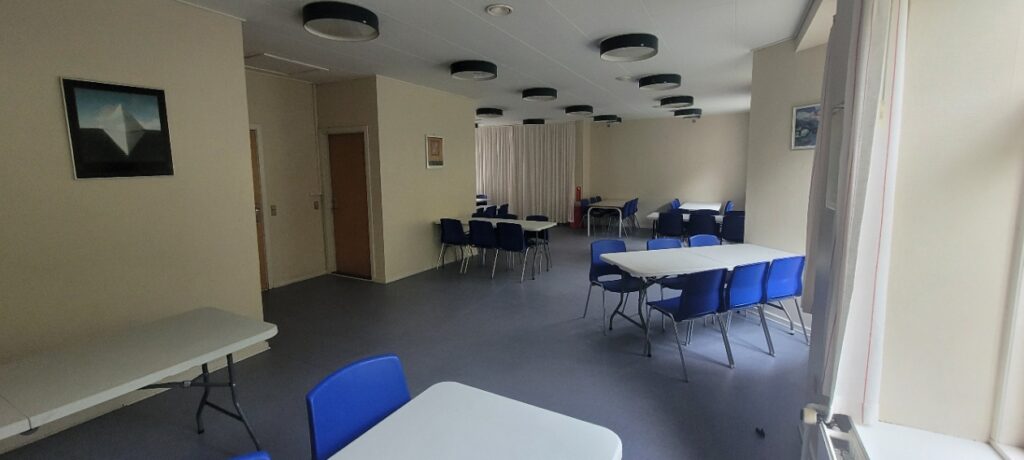 The main hall in Fredensgade Vest Community House